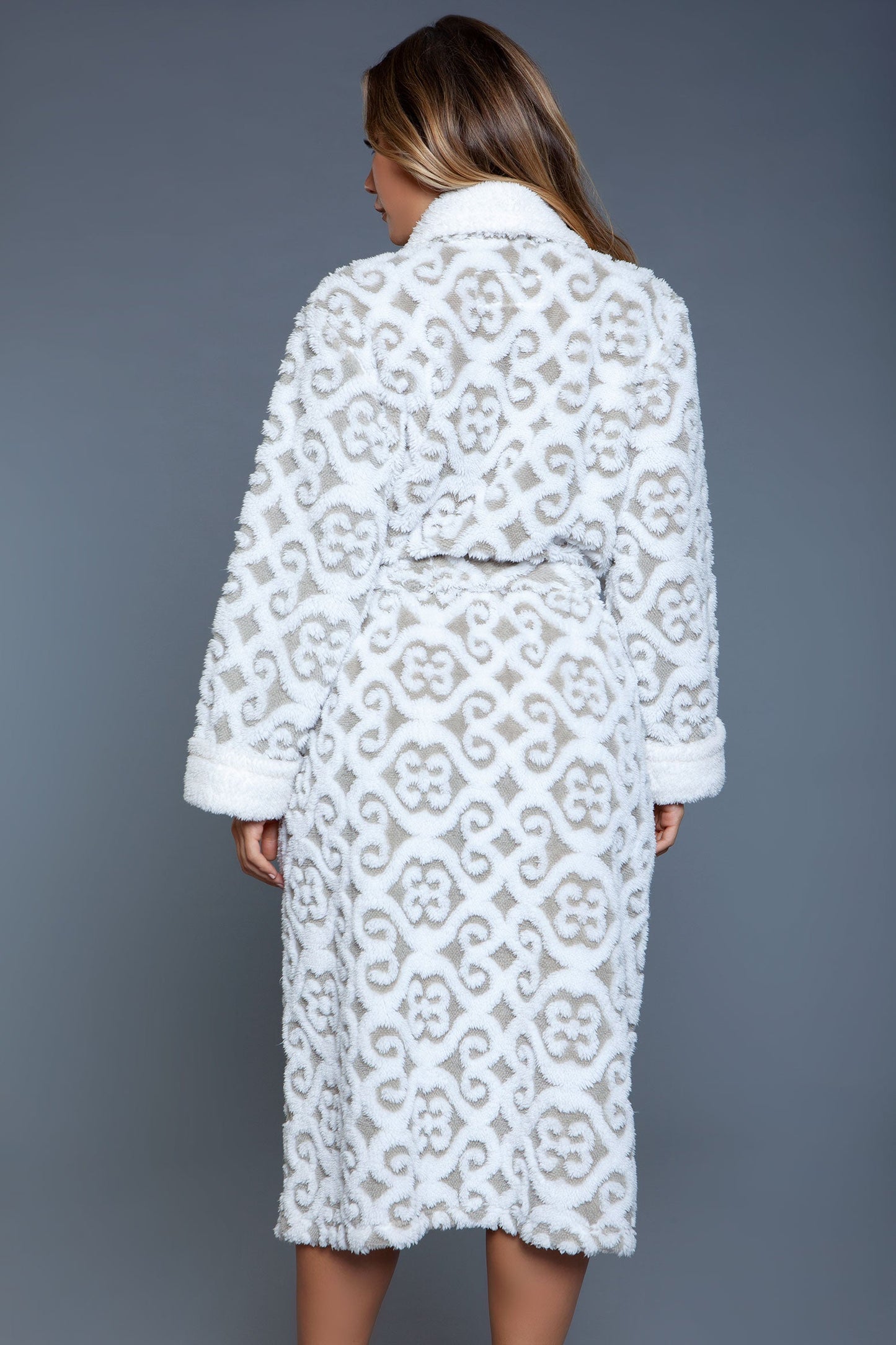 2069 Kimmie Robe - Plush and Comfortable Lounge Robe-3