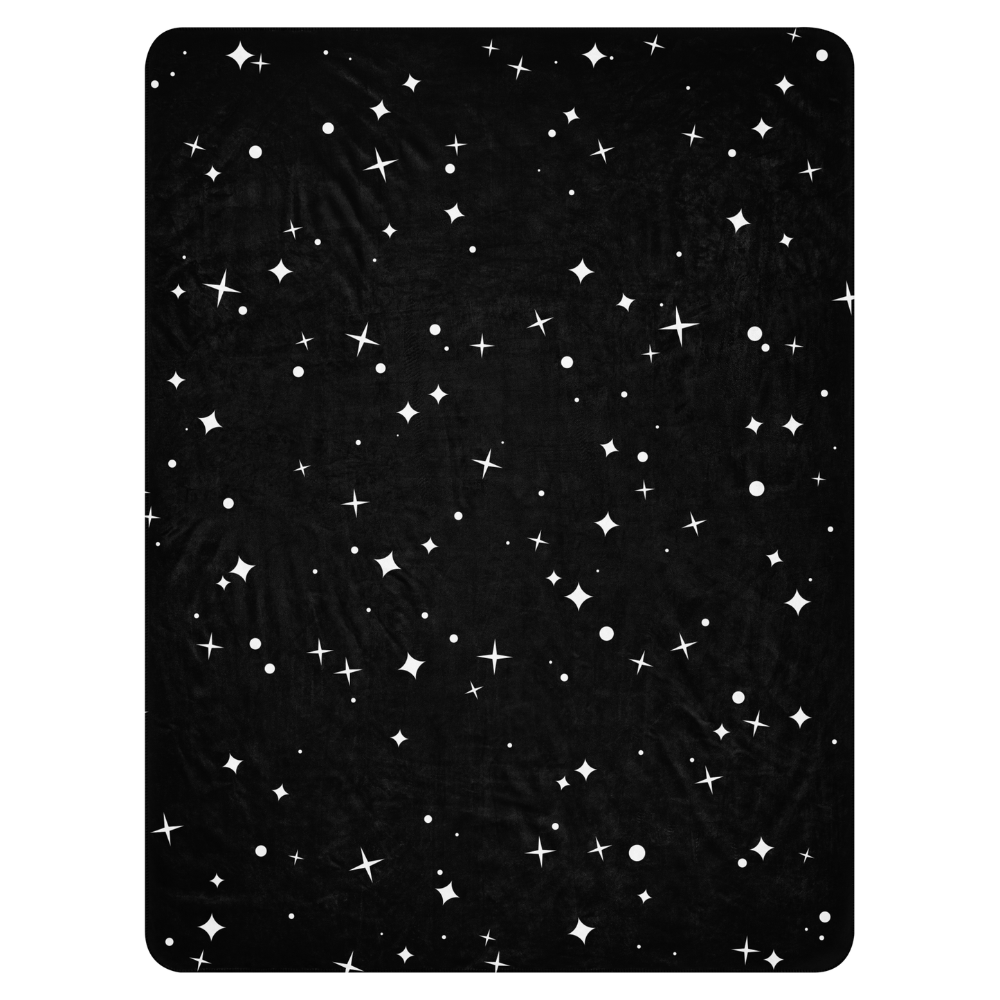 "Starfield" Sherpa Blanket - Ultra-Soft Cosmic Design Throw Blanket-5