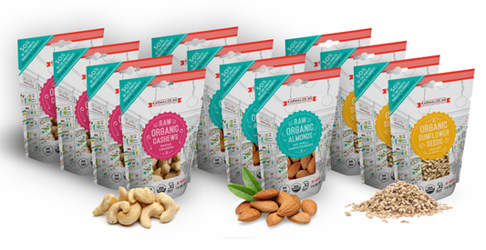 Organic Snack Pack - Almonds, Cashews & Sunflower Seeds (12 Pack)-0