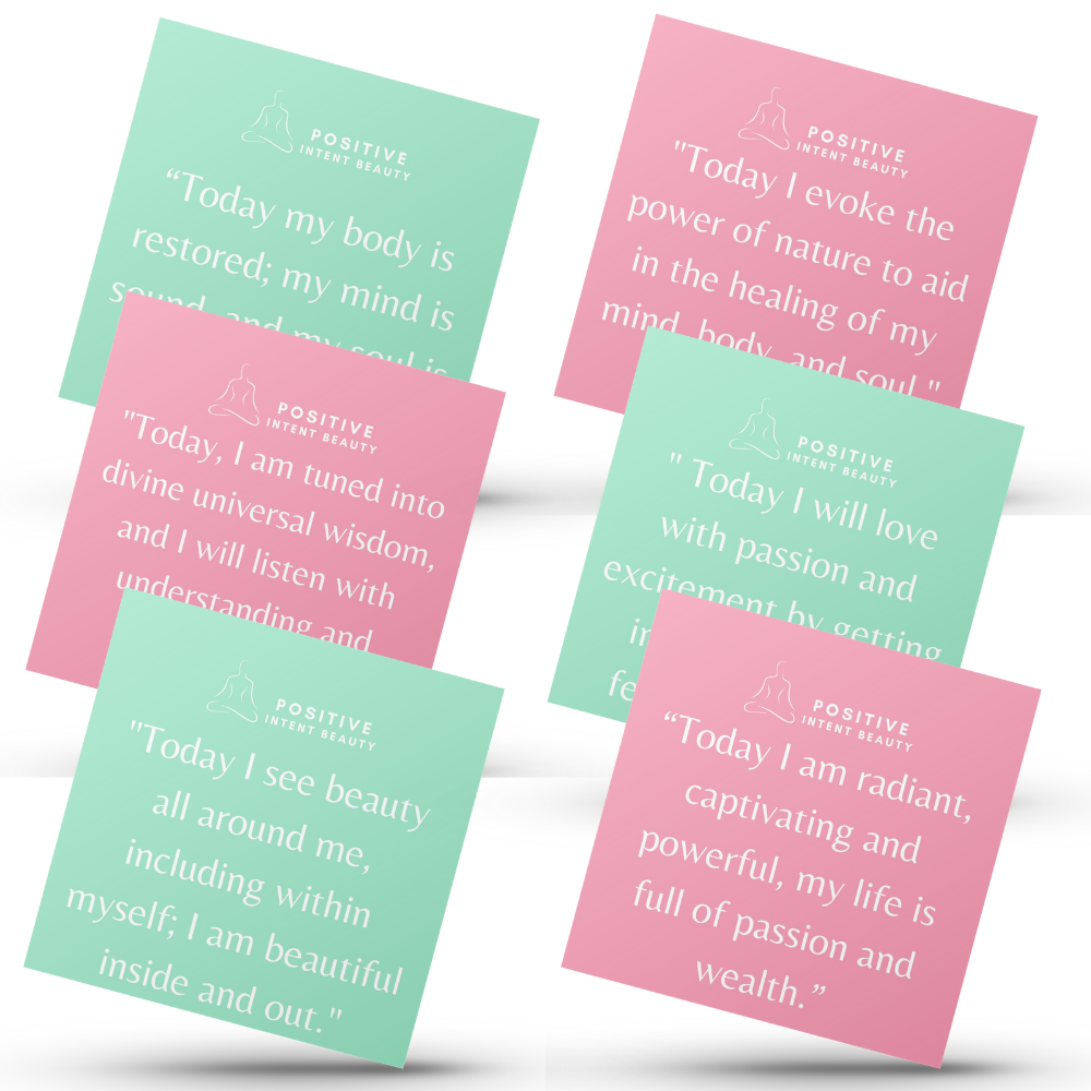 Waterproof Self-Care Mantra Cards - Affirmation Cards for Shower Relaxation-3