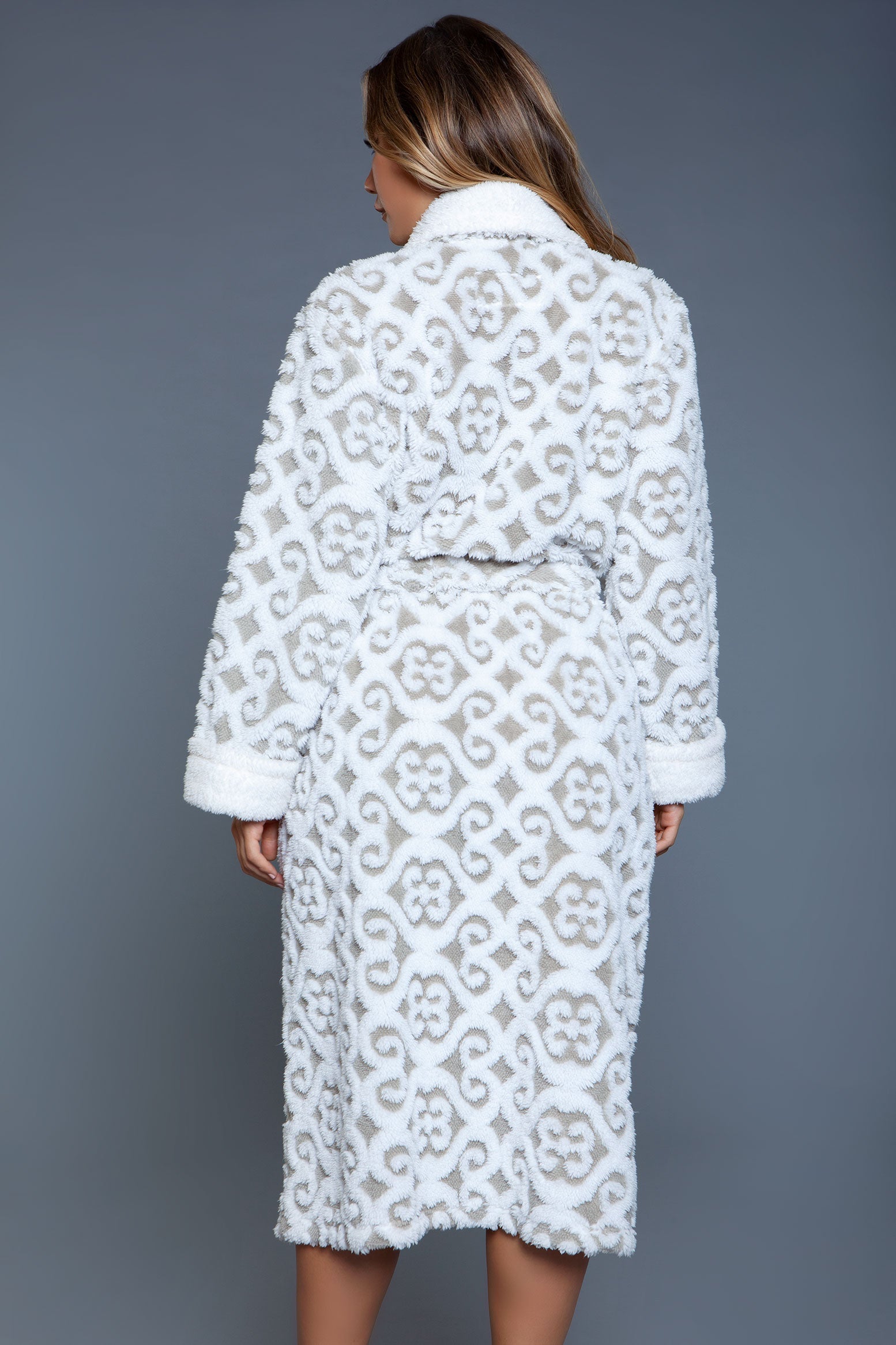 2069 Kimmie Robe - Plush and Comfortable Lounge Robe-3