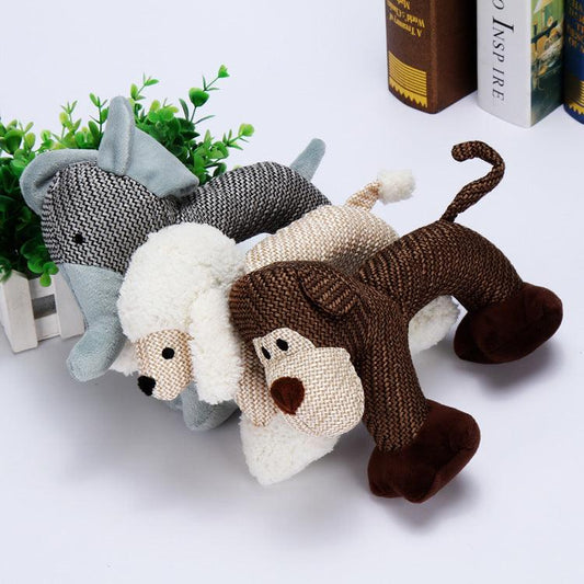 Whistle Pals Interactive Plush Toys - Squeaker Dog Toys for Anxiety Relief-0