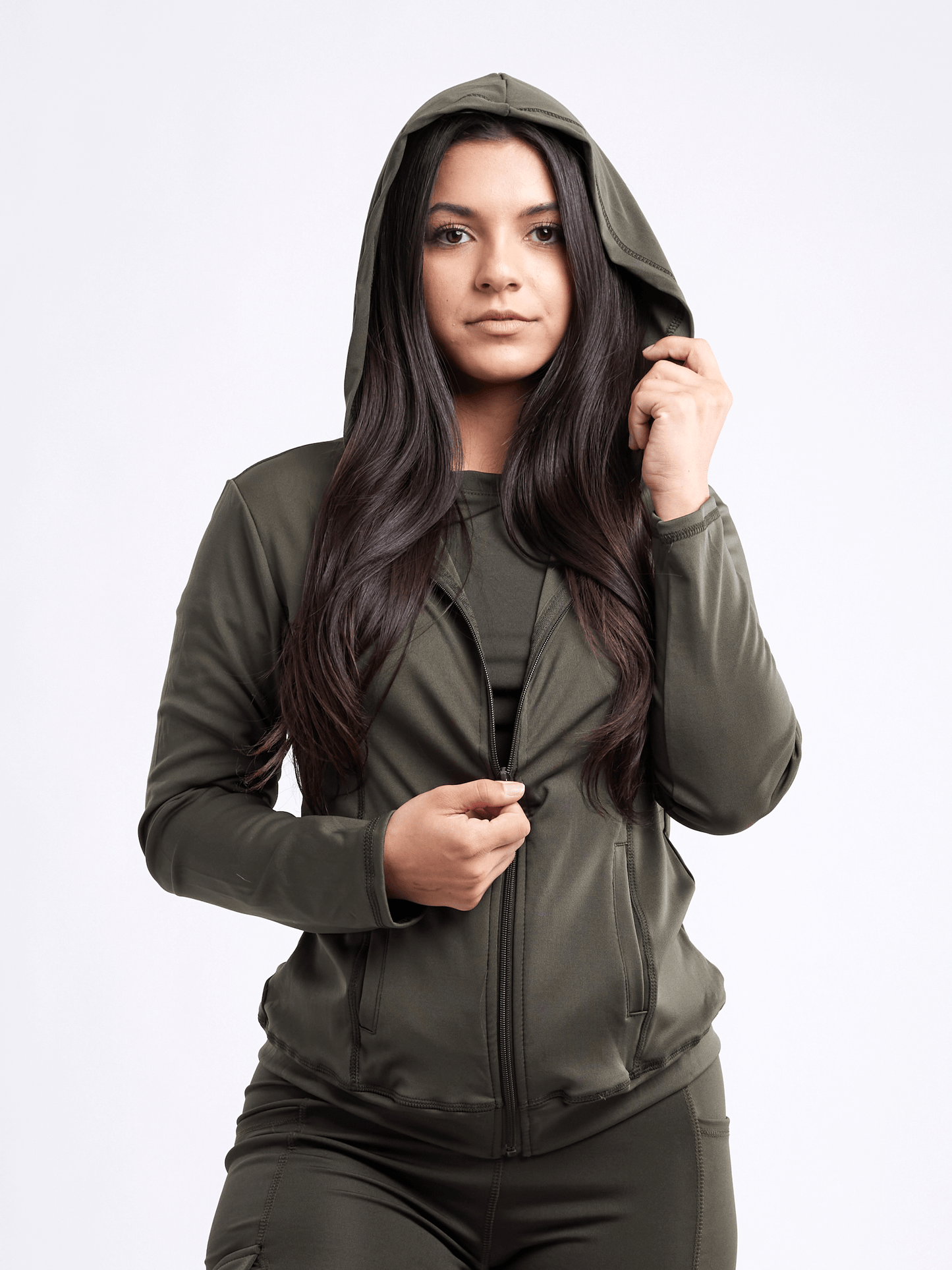 JupiterGear Athletic Fitted Zip-Up Hoodie Jacket - Lightweight Performance Wear-5