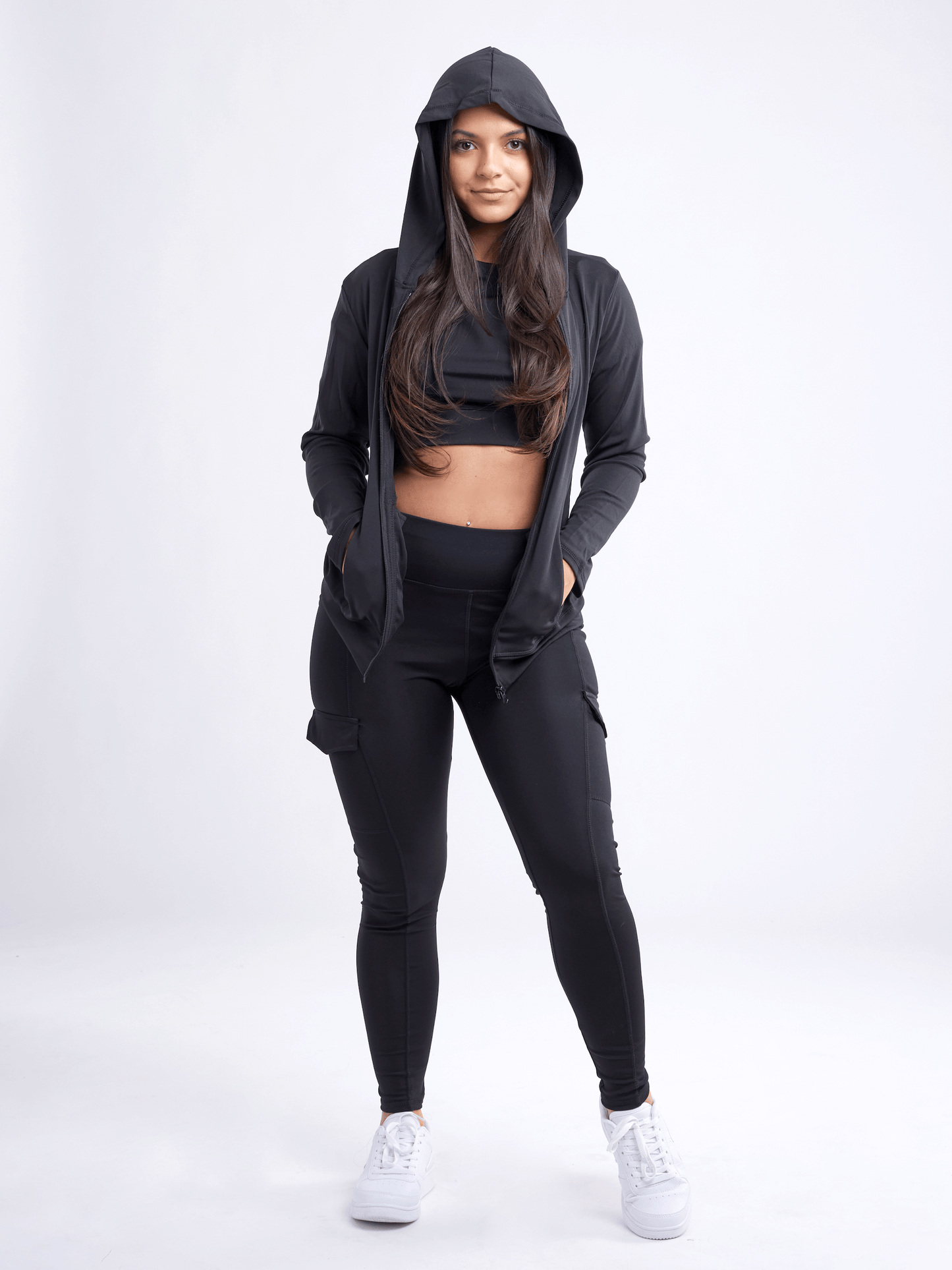JupiterGear Athletic Fitted Zip-Up Hoodie Jacket - Lightweight Performance Wear-1