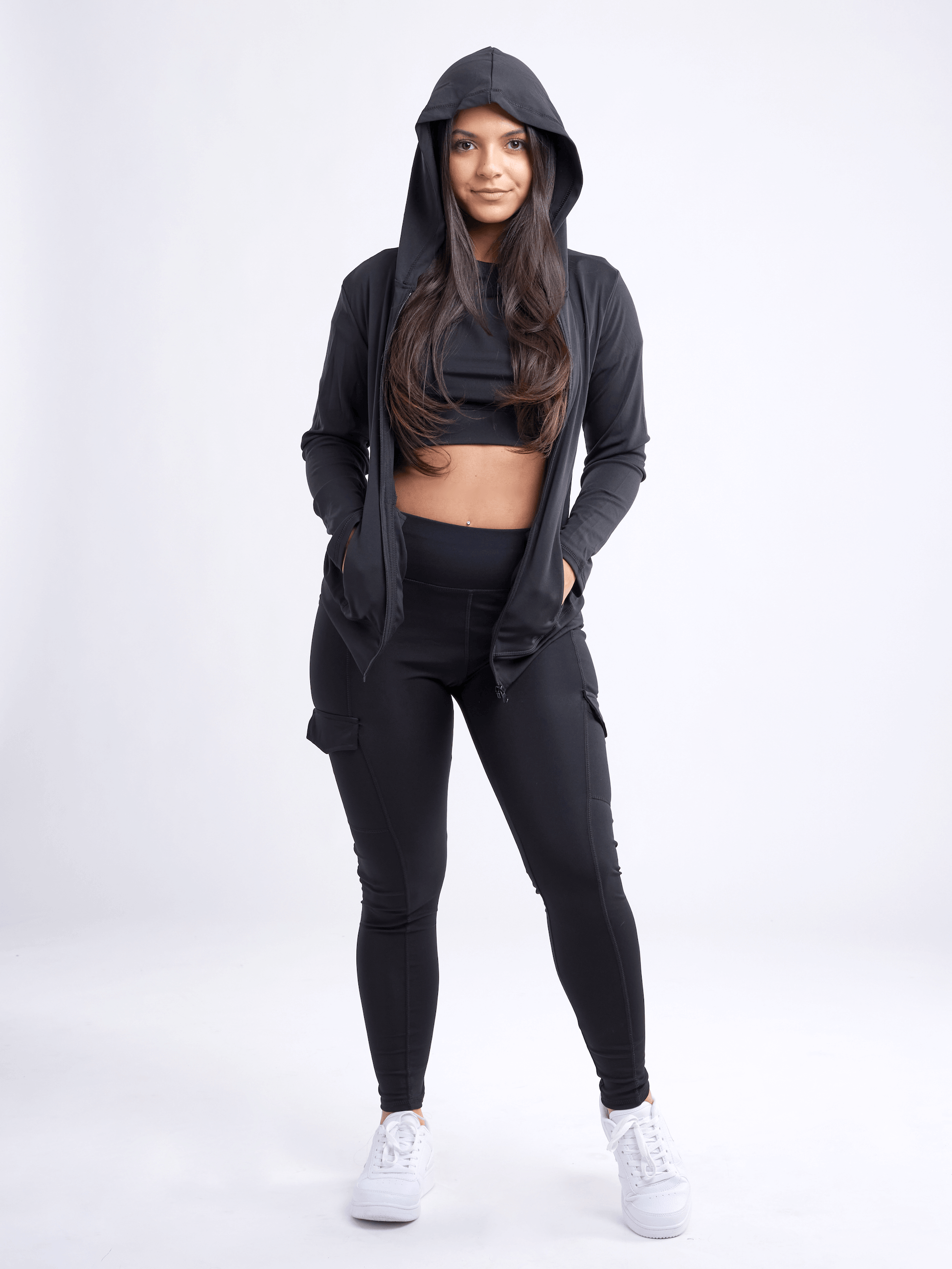 JupiterGear Athletic Fitted Zip-Up Hoodie Jacket - Lightweight Performance Wear-1