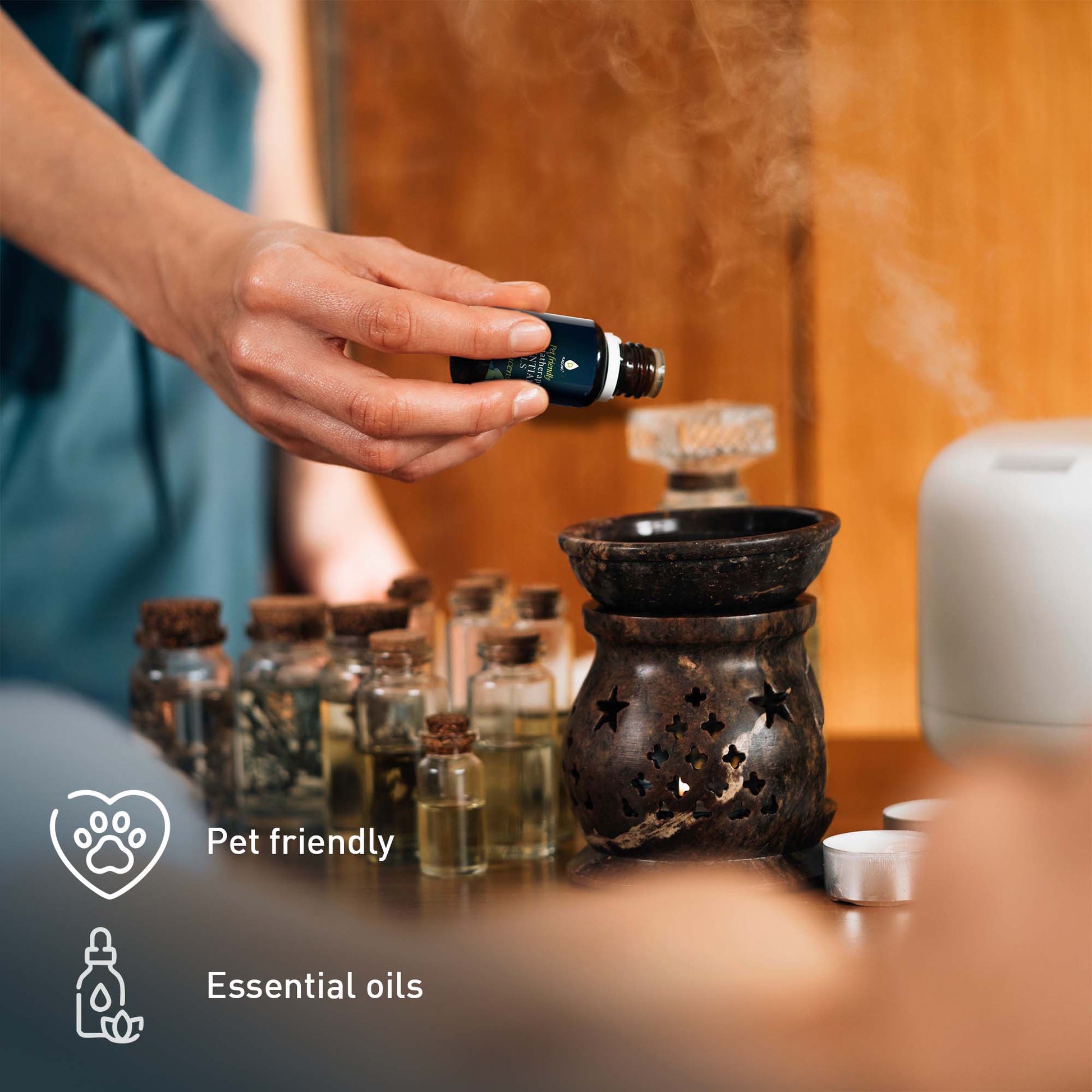 Pursonic Pet & Chill Essentials - Pet-Safe Aromatherapy Diffuser Kit-3