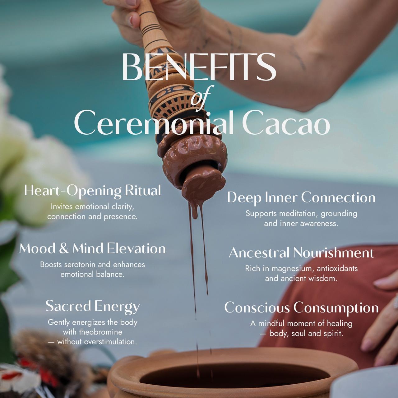 Kurai 100% Pure Ceremonial Cacao - Focus & Wellness Ritual Drink-3