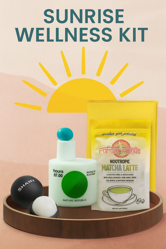 The Sunrise Wellness Luxe Bundle Morning Essentials Kit - Daily Rituals Fresh Start