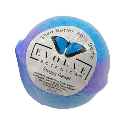 Bath Bomb - Stress Relief with Eucalyptus, Spearmint, and Chamomile-0