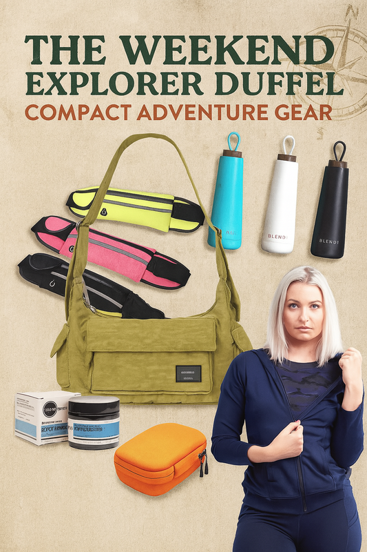 The Weekend Explorer Duffel Bundle - Compact Adventure Gear for Short Trips
