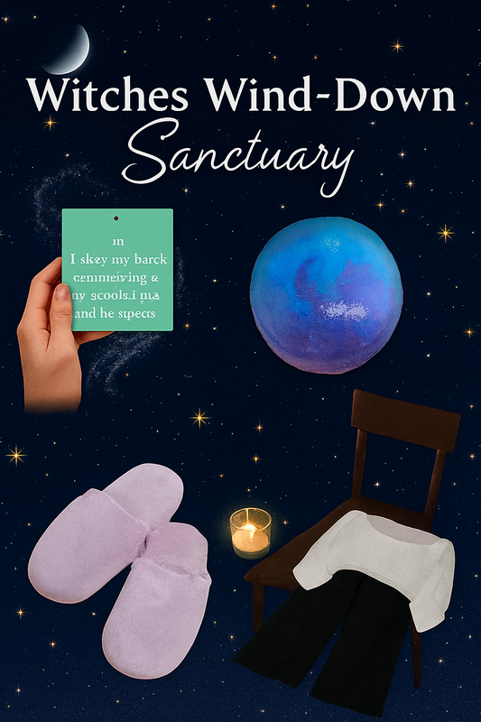 Witches Wind-Down Sanctuary Luxe Bundle – Witchy Relaxation Cozy Style
