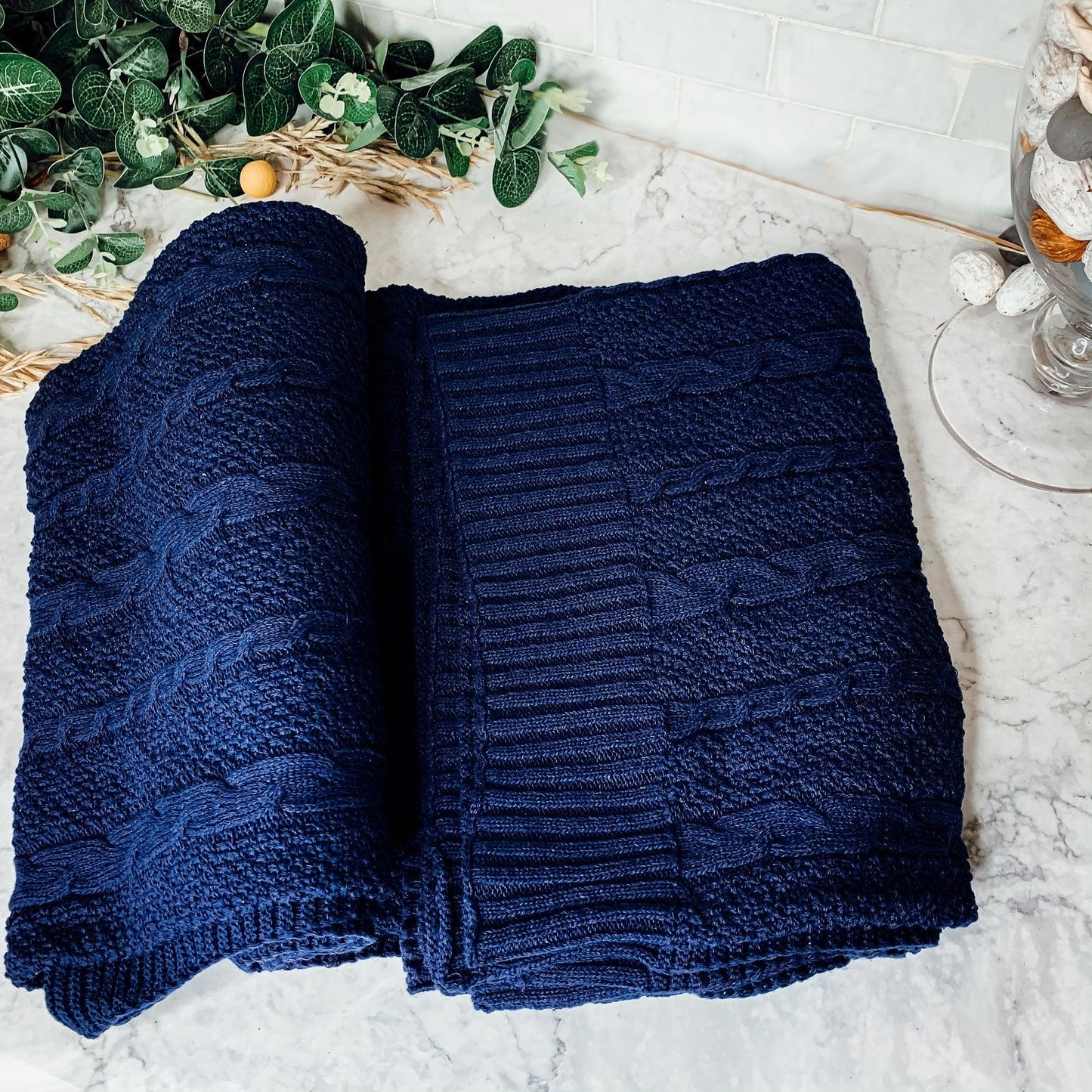 Claret Knit Sweater Throw - Cozy Knit Blanket for Fall Evenings-4