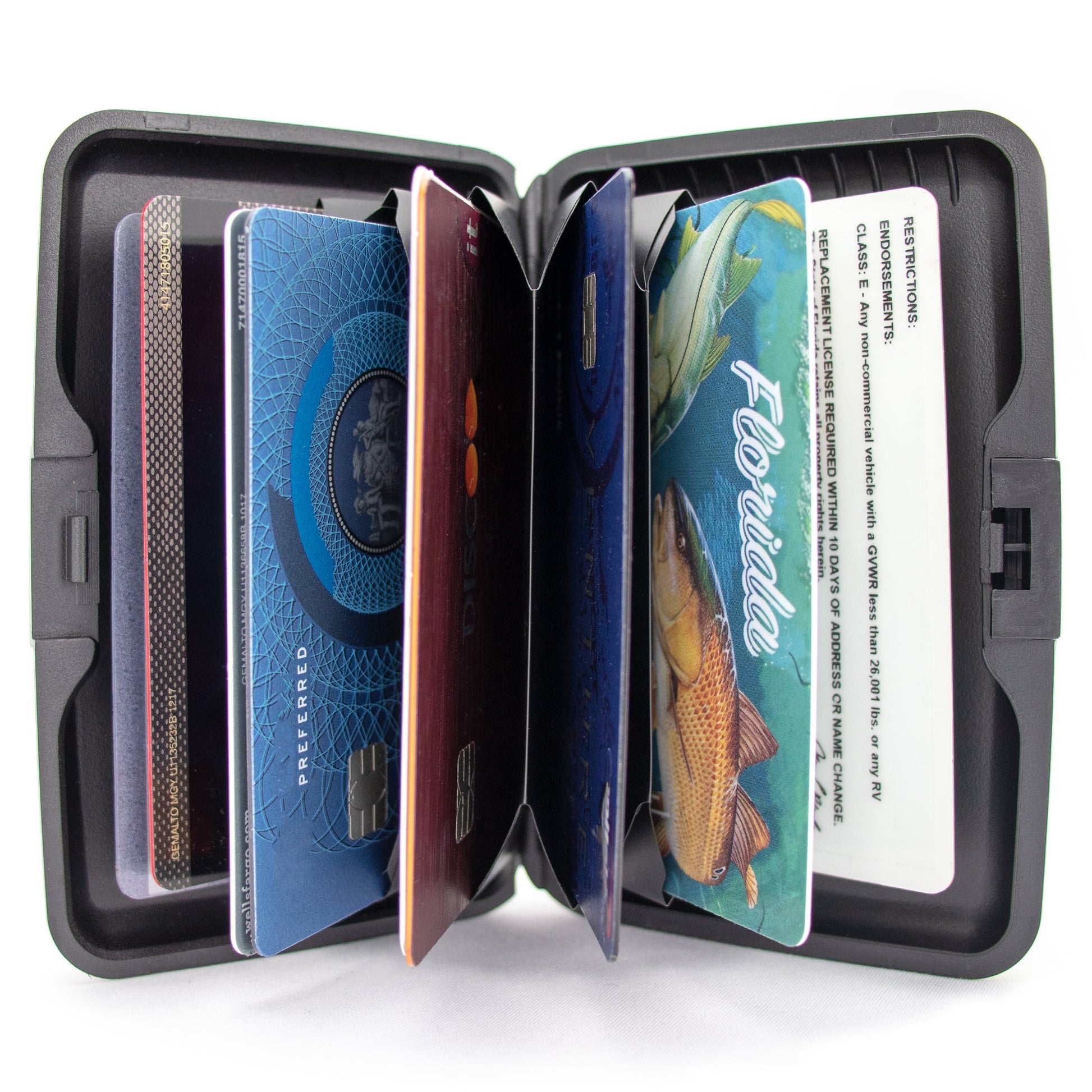 Metallic RFID Wallet - Slim Credit Card Holder with RFID Protection-1