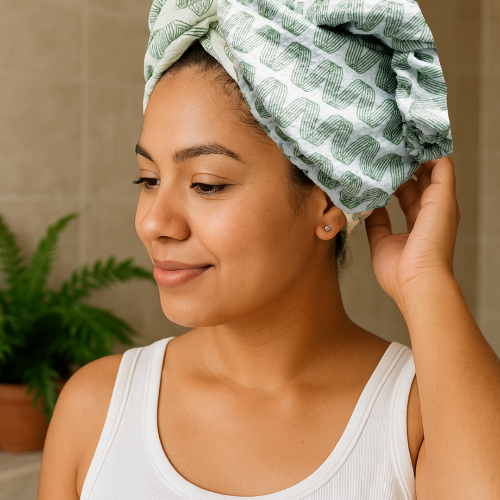 Fast Drying Hair Towel - Microfiber Hair Turban for Quick Drying-3