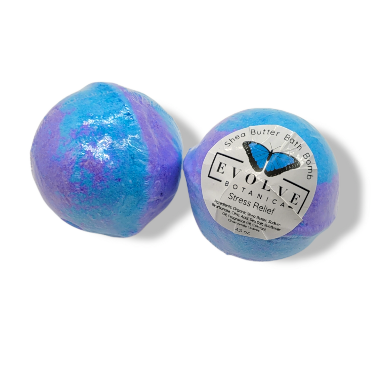 Bath Bomb - Stress Relief with Eucalyptus, Spearmint, and Chamomile-2