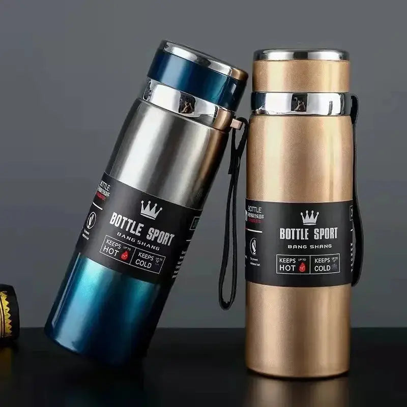 Cold and Hot Water Bottle Thermos - Stainless Steel Vacuum Flask for Coffee & Tea-2