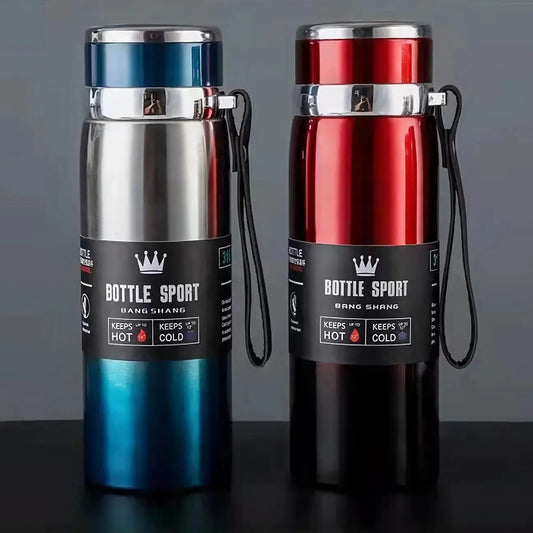 Cold and Hot Water Bottle Thermos - Stainless Steel Vacuum Flask for Coffee & Tea-0