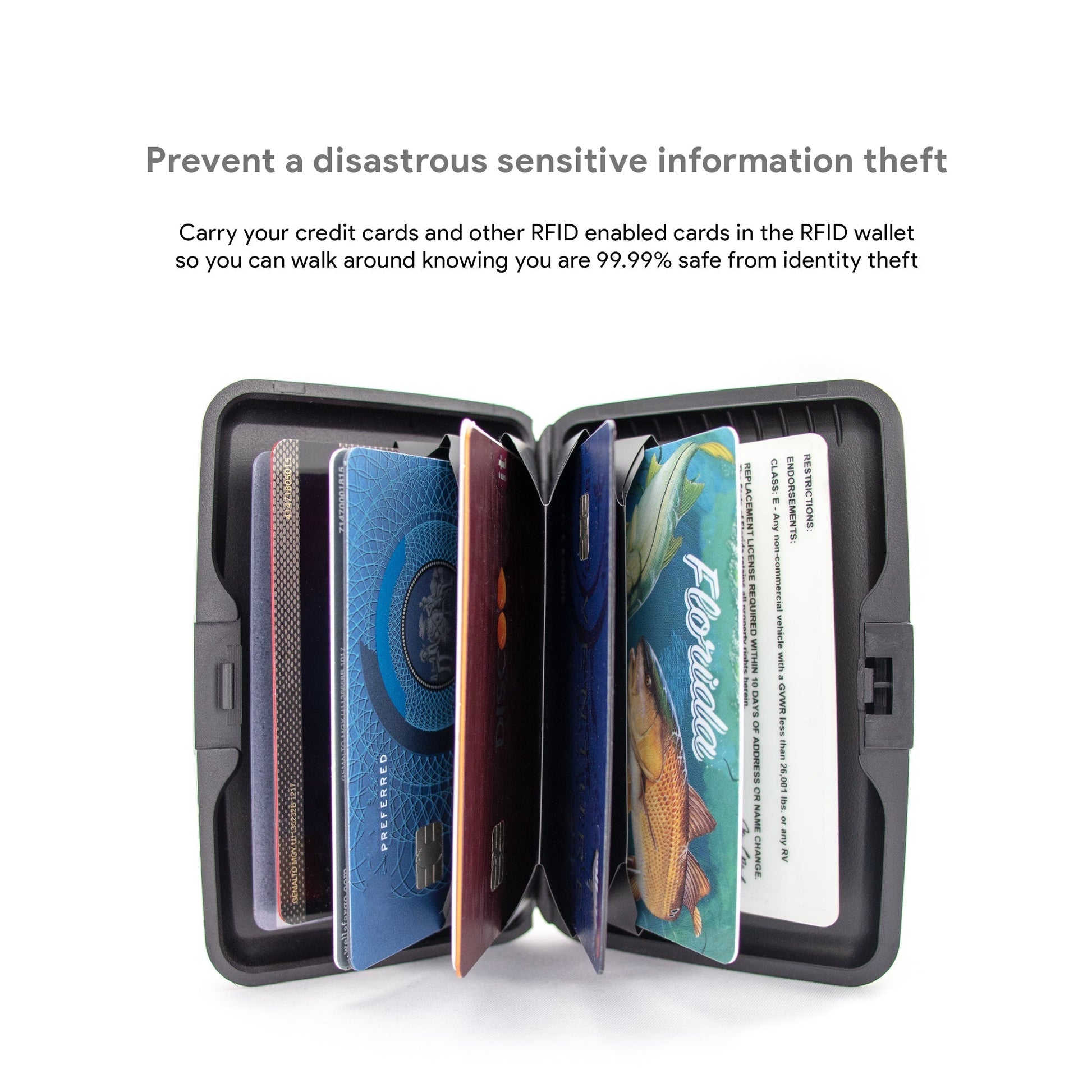 Metallic RFID Wallet - Slim Credit Card Holder with RFID Protection-4