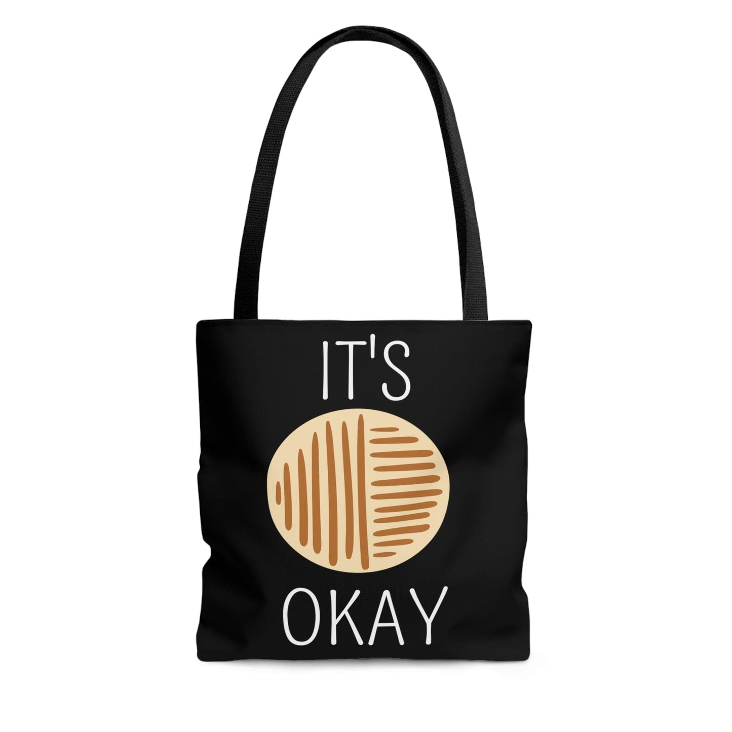 Large Tote Bag - "It's Okay" Positive Affirmation Design-0