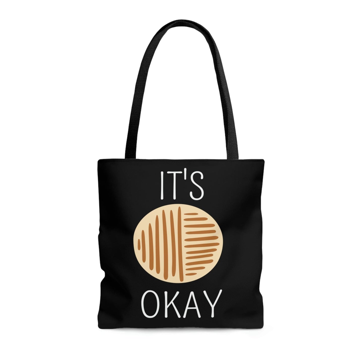 Large Tote Bag - "It's Okay" Positive Affirmation Design-2