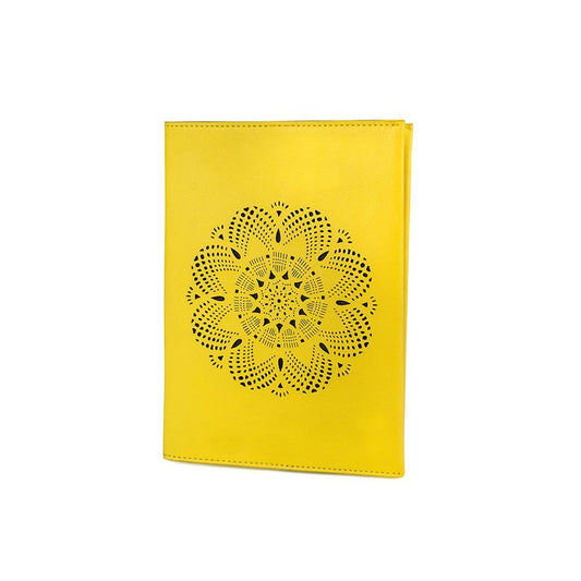 Noteworthy Leather Notebook - Lemon - Premium Leather Journal-0