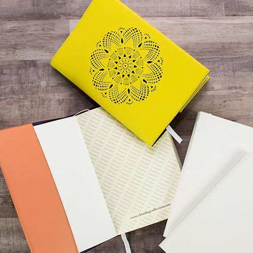Noteworthy Leather Notebook - Lemon - Premium Leather Journal-4