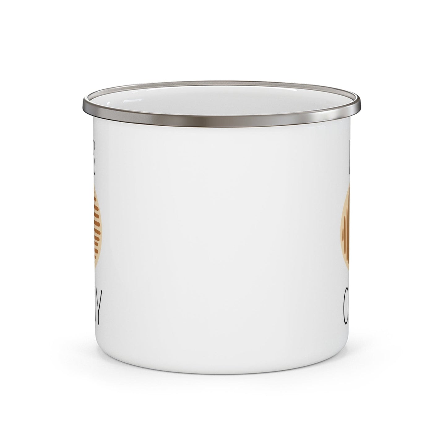 Enamel Camping Mug - "It's Okay" Positive Affirmation Design-1