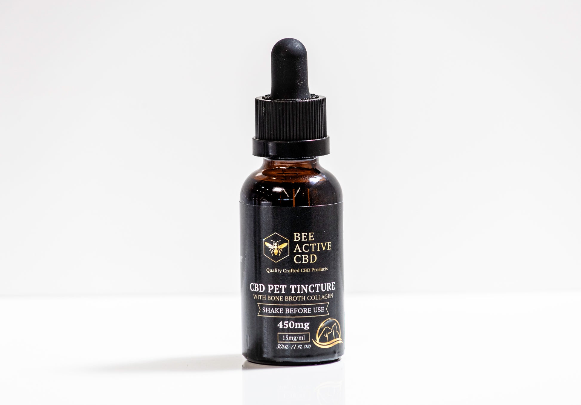 Bee Active CBD Pet Tinctures - Calming Relief Drops for Dogs & Cats-1