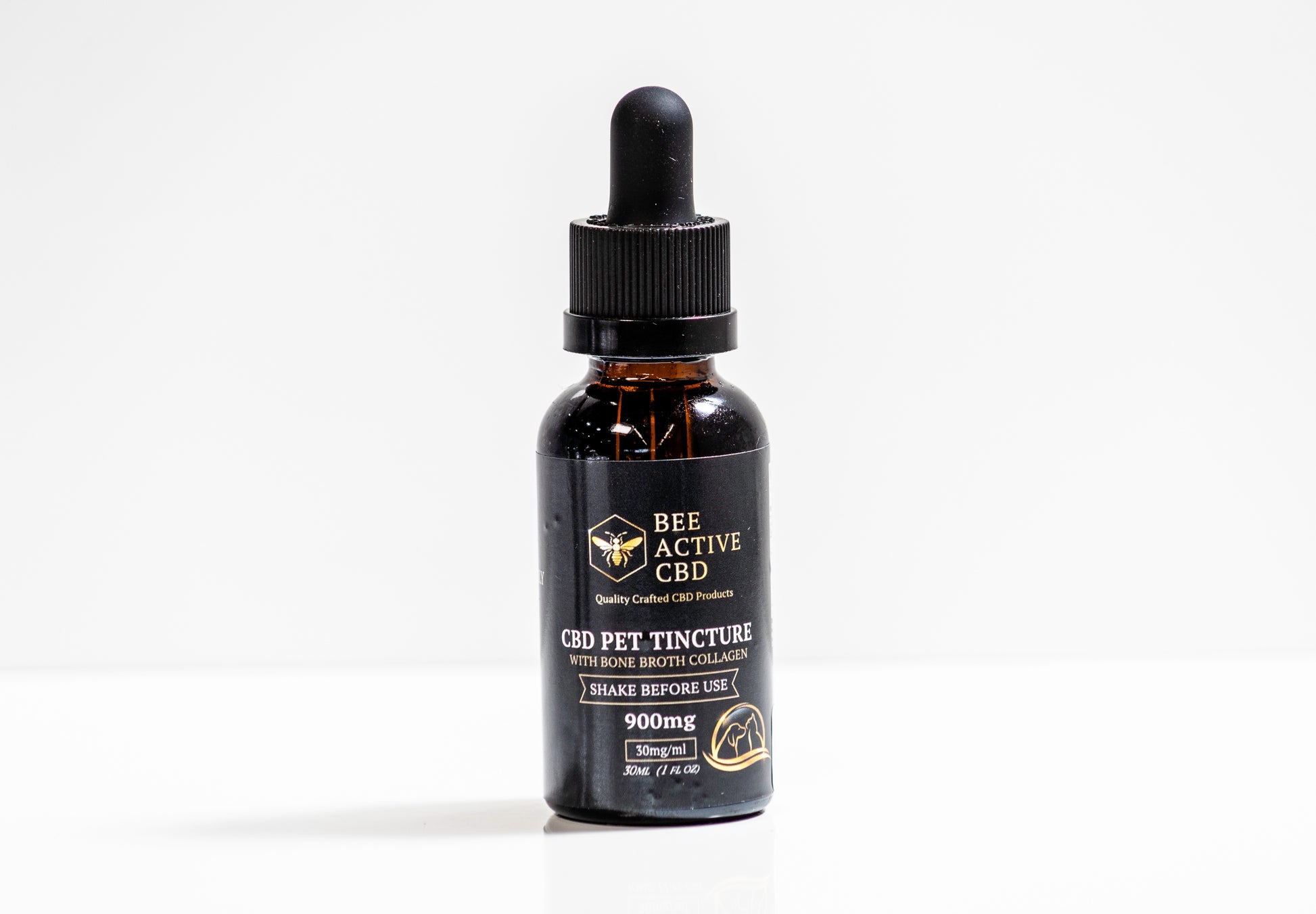 Bee Active CBD Pet Tinctures - Calming Relief Drops for Dogs & Cats-2
