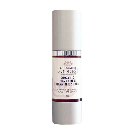 Organic Pumpkin Serum with Collagen Boosting Vitamin E - Instant Glow Treatment-0