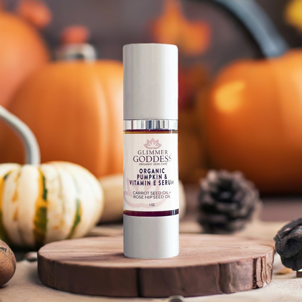 Organic Pumpkin Serum with Collagen Boosting Vitamin E - Instant Glow Treatment-3