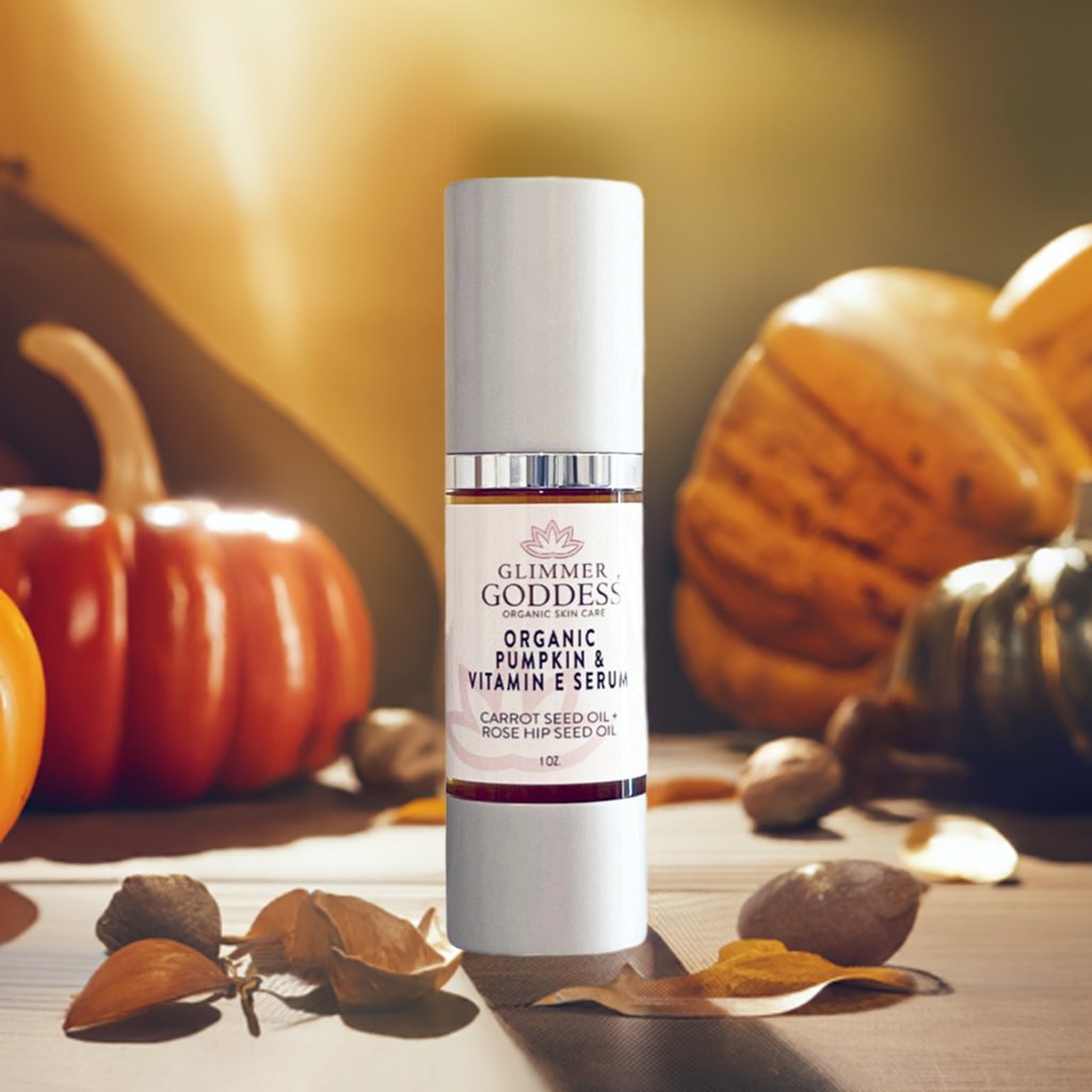 Organic Pumpkin Serum with Collagen Boosting Vitamin E - Instant Glow Treatment-1