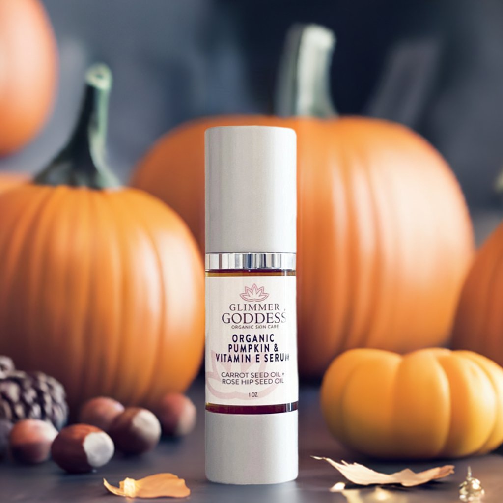 Organic Pumpkin Serum with Collagen Boosting Vitamin E - Instant Glow Treatment-2