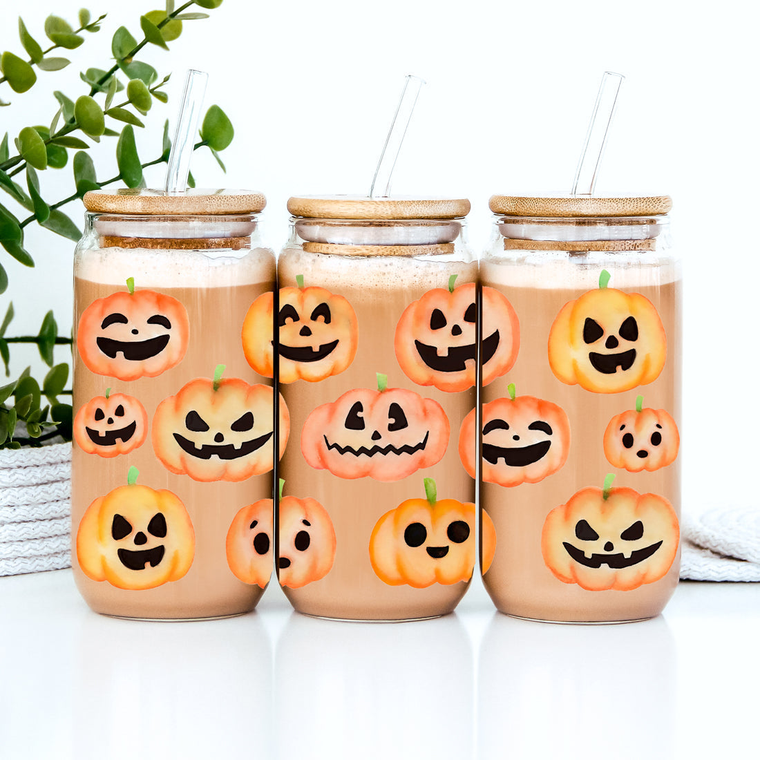 Pumpkins 20oz Mug - Halloween Theme Ceramic Coffee Mug-3