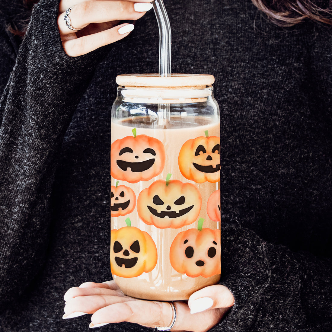 Pumpkins 20oz Mug - Halloween Theme Ceramic Coffee Mug-2