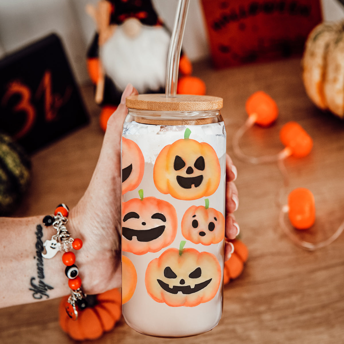 Pumpkins 20oz Mug - Halloween Theme Ceramic Coffee Mug-4
