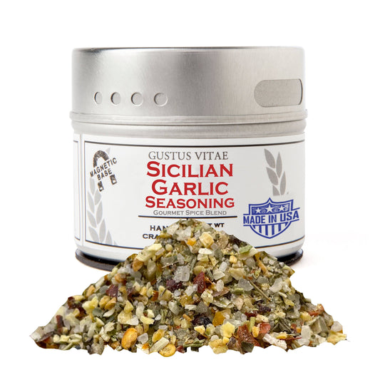 Sicilian Garlic Seasoning - Authentic Italian Herb Blend-0