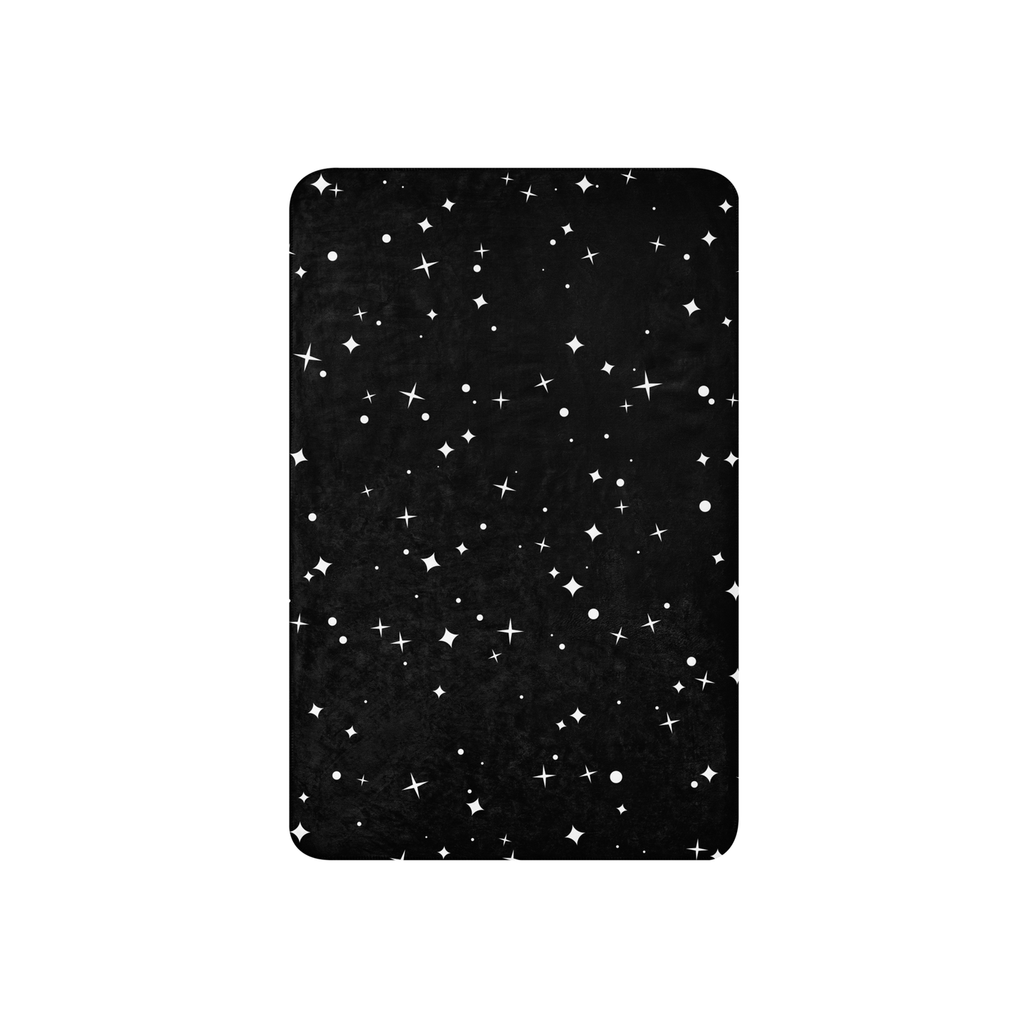 "Starfield" Sherpa Blanket - Ultra-Soft Cosmic Design Throw Blanket-0