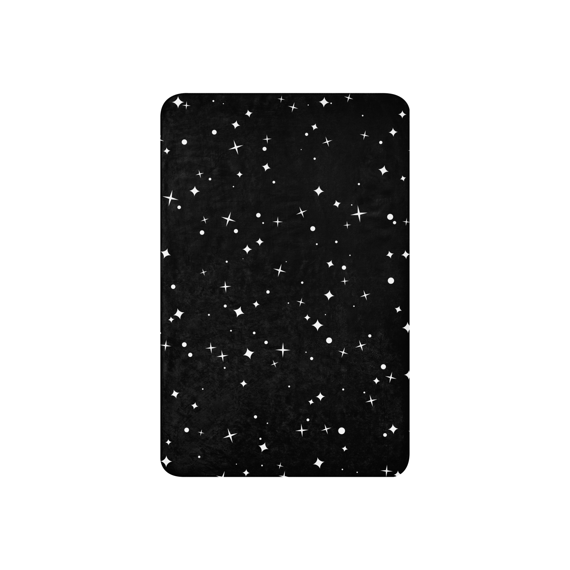 "Starfield" Sherpa Blanket - Ultra-Soft Cosmic Design Throw Blanket-0